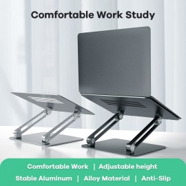 Portable Laptop Stand Foldable Support Base Notebook Stand For Macbook Pro Lapdesk PC Computer Laptop Holder Cooling Pad Riser