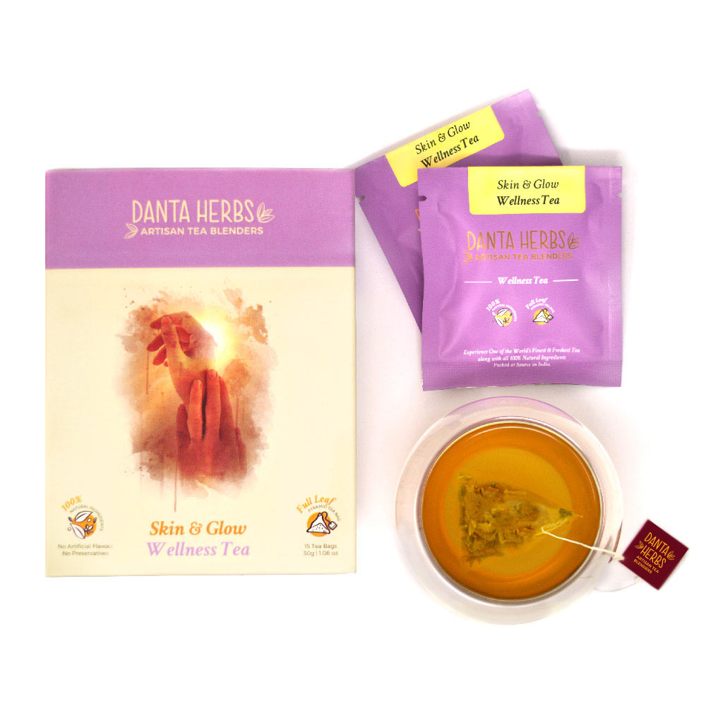 Skin & Glow wellness tea bag