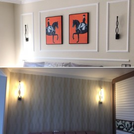 16W/6W LED Wall Lamp lampada Bedroom Beside Wall Light Home Indoor Decoration Lighting Corridor Aluminum Wall Sconce AC90-260V