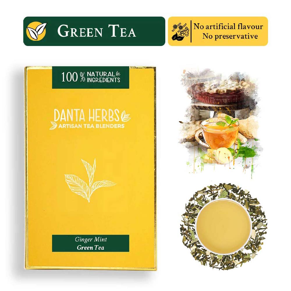 Danta Herbs Ginger Mint Green Tea