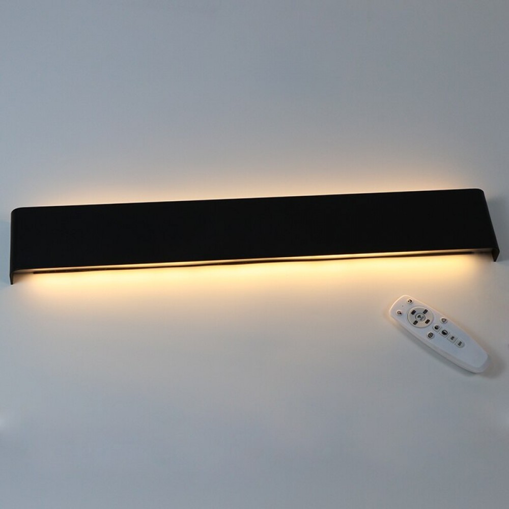 61cm/76cm LED Wall Lamp Modern Bedroom Wall Light Living Room Stairway Lighting Decoration Aluminum Dimmable Remote Control