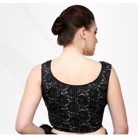 Designer lycra net blouse