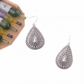 2020 Water Drop Shaped Ethnic Gold/Silver Color Earrings Boho Jewelry Gypsy Hippie Earrings For Women Aretes Brinco Pendientes