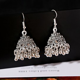 Bohemia Vintage Bells Earrings For Women 2020 Statement Ethnic Style Silver Color Drop Dangle Earrings