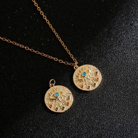 Fashion Turkish Blue Evil Eyes Necklaces For Women Vintage Devil Pendant Necklaces Choker Beads Party Jewelry
