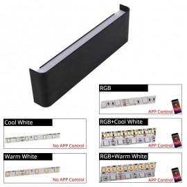 Indoor Wall Light APP Remote Control Bluetooth-compatible Dimmable LED Wall Lamp RGBW Used For Holiday Decoration AC90-260V