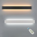 LED Wall Lamp Dimmable 2.4G RF Remote Control Modern Bedroom Beside Wall Light Living Room Stairway Lighting Decoration Fixtures