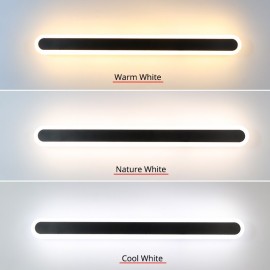 LED Wall Light Indoor Living Room Decoration Wall Lamp Stair Corridor Lamp Iron And Acrylic AC90-260V 40cm 60cm 80cm 100cm 120cm