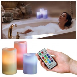 Luma Candles Real Wax Flameless Candles With Remote Control Timer