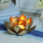 LOTUS T-LIGHT CANDLE HOLDER