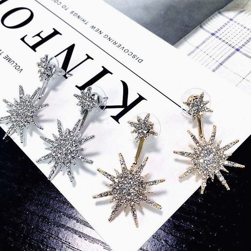 1Pc-Fashion-Ear-Drop-Earring-Rhinestone-Snowflake-Dangle-Earrings-Accessories-Jewelry-for-Women-1346521-4