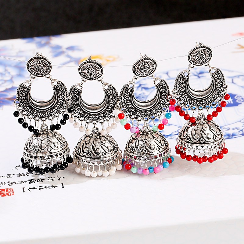 2020-Ethnic-Silver-Color-Gypsy-Indian-Earrings-For-Women-Boho-Jewelry-Beads-Bell-Tassel-Jhumka-Earri-2255800555017339-2