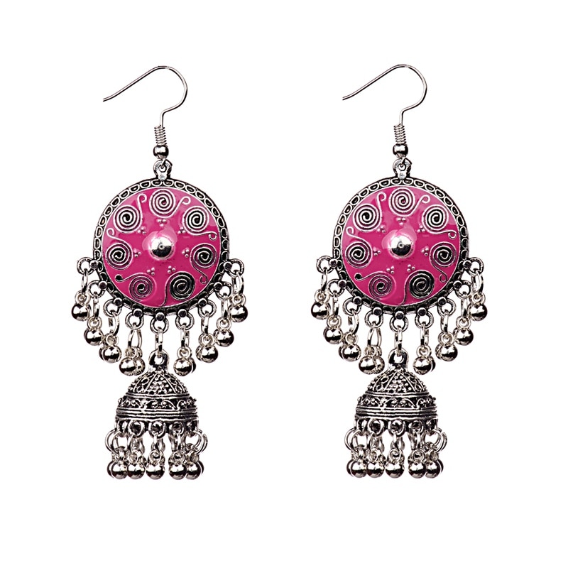 2020-Pink-Round-Jhumka-Gypsy-Indian-Earrings-For-Women-6-Color-Silver-Color-Bells-Ladies-Earrings-Eg-2251832781348056-16
