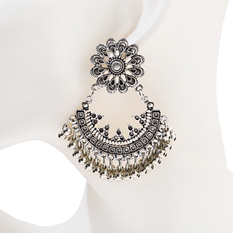 2020-Vintage-Flower-Earrings-For-Women-Brincos-Ethnic-Boho-Bells-Tassel-jhumka-Earrings-Indian-Jewel-3256801535150874-9