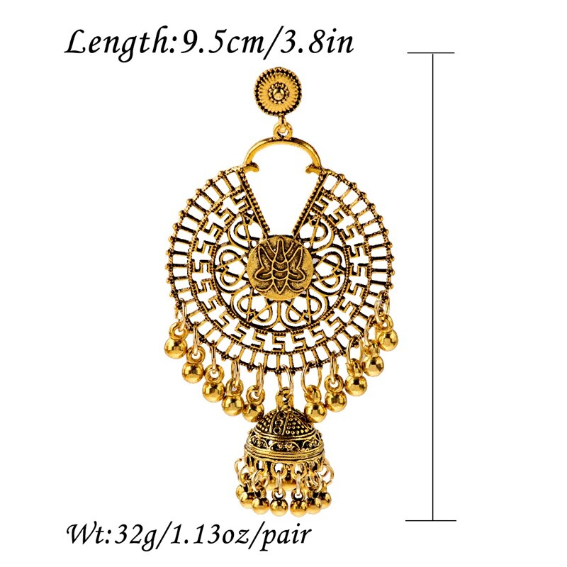 2022-Big-Round-Indian-Jewelry-Jhumka-Jhumki-Earrings-For-Women-Retro-Gypsy-Statement-Tassel-Earrings-33026693849-10