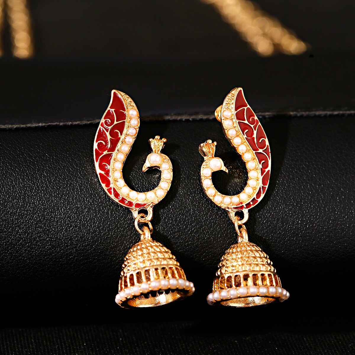 12-PairsLot-Boho-Afghan-Ethnic-Earrings-For-Women-Pendient-Pink-Gold-Silver-Color-Bell-Ladies-Indian-3256803995211369-4