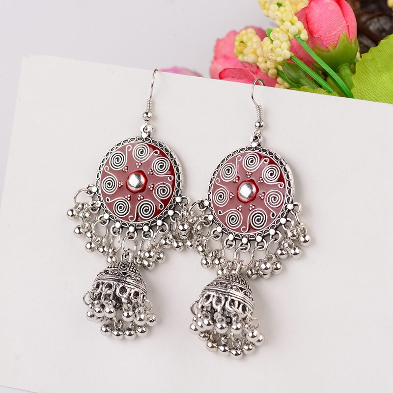 2020-Pink-Round-Jhumka-Gypsy-Indian-Earrings-For-Women-6-Color-Silver-Color-Bells-Ladies-Earrings-Eg-32967662808-11