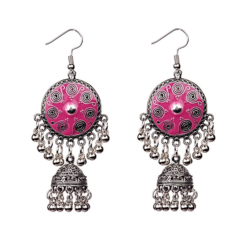2020-Pink-Round-Jhumka-Gypsy-Indian-Earrings-For-Women-6-Color-Silver-Color-Bells-Ladies-Earrings-Eg-32967662808-16