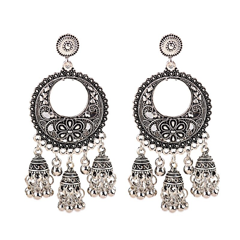2020-Silver-Color-Round-Egypt-Vintage-Jhumka-Bells-Tassel-Earrings-For-Women-Flower-Classic-Turkish--33015410223-8