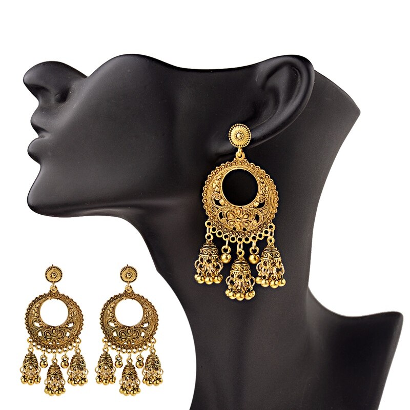 2020-Silver-Color-Round-Egypt-Vintage-Jhumka-Bells-Tassel-Earrings-For-Women-Flower-Classic-Turkish--33015410223-10