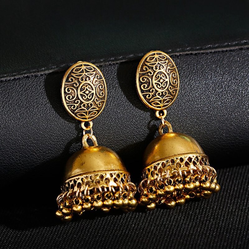 2020-Vintage-Afghan-Flower-Gold-Color-Alloy-Bollywood-Earrings-For-Women-Ethnic-Mirror-Oxidized-Jhum-1005001993238616-5