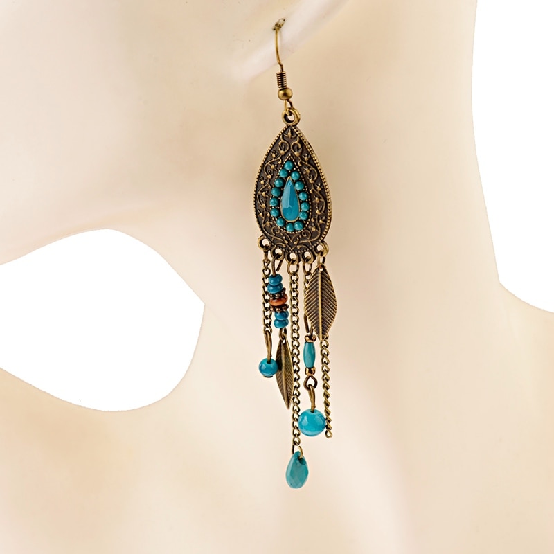 2022-Indian-Jewelry-Ethnic-Water-Drop-Tassel-Earrings-For-Women-Gypsy-Bohemia-Beads-Gold-Color-Leaf--33045999477-11