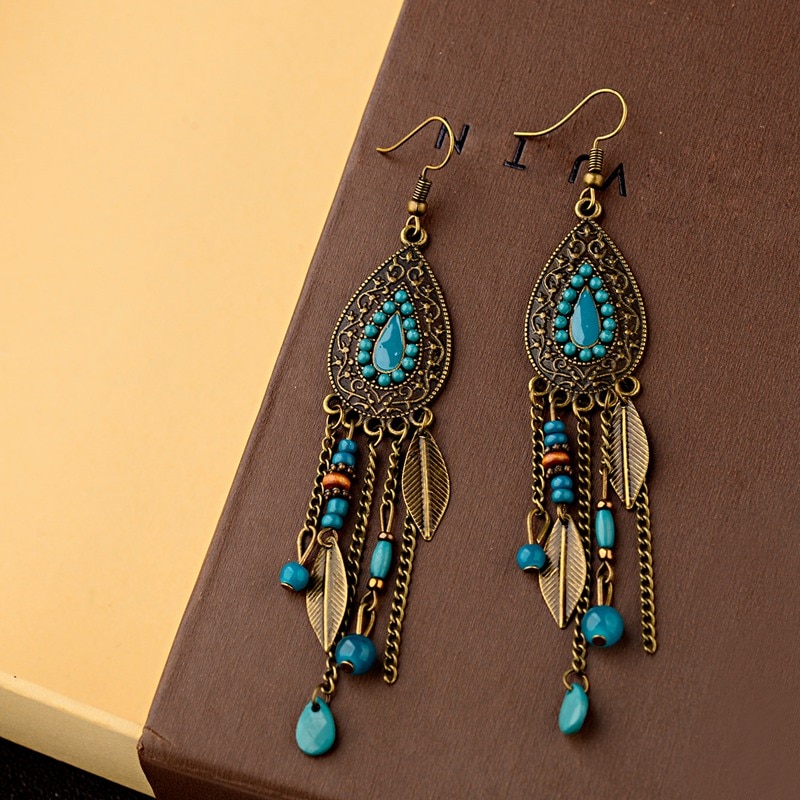 2022-Indian-Jewelry-Ethnic-Water-Drop-Tassel-Earrings-For-Women-Gypsy-Bohemia-Beads-Gold-Color-Leaf--33045999477-6