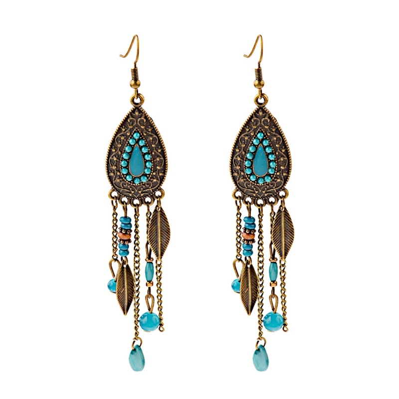 2022-Indian-Jewelry-Ethnic-Water-Drop-Tassel-Earrings-For-Women-Gypsy-Bohemia-Beads-Gold-Color-Leaf--33045999477-9