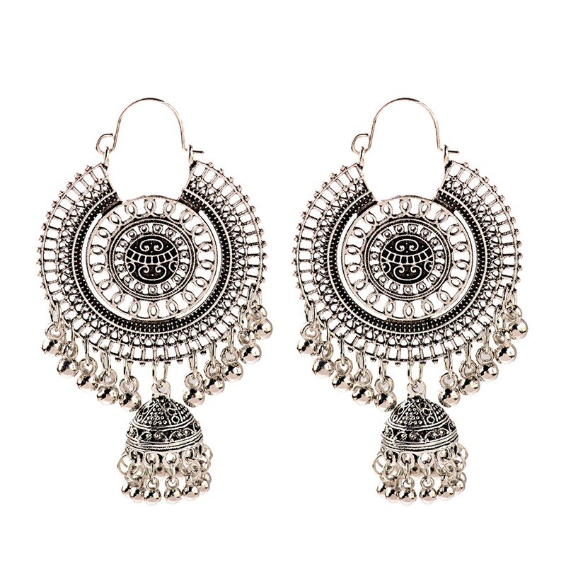 2022-Traditional-Indian-Ethnic-Tassel-Dangle-Earrings-For-Women-Big-Round-Gypsy-Jhumka-Jhumki-Earrin-2251832840255681-9