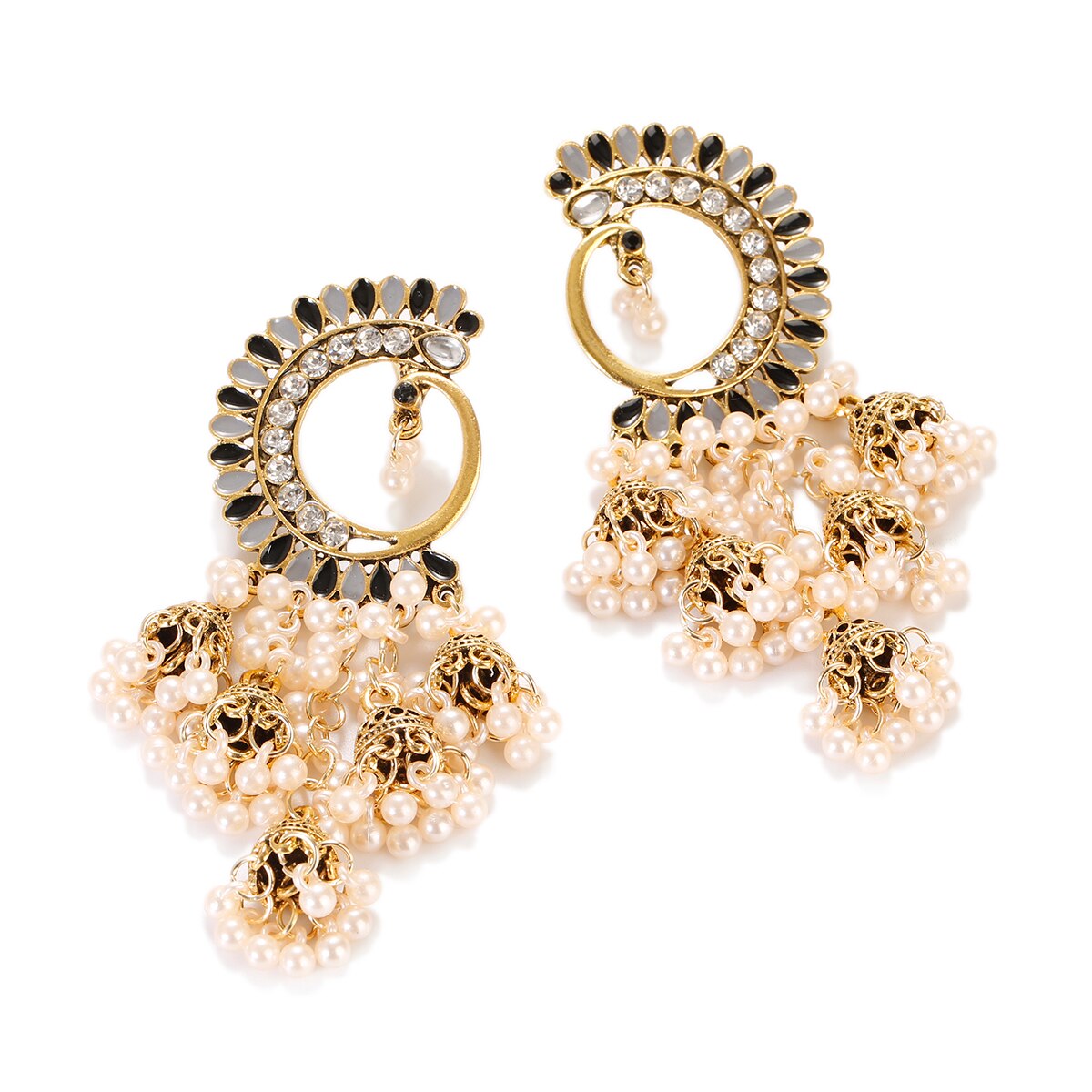 Afghan-Indian-Jewelry-Jhumka-Earrings-For-Women-Gypsy-Gold-Color-Dripping-Oil-Flower-Earrings-Fashio-1005003803870351-3