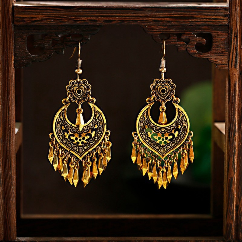 Bohemia-Retro-Gold-Color-Earring-For-Women-Gypsy-Flower-Tassel-Dangling-Earrings-Turk-Jhumka-Indian--4001250736965-2