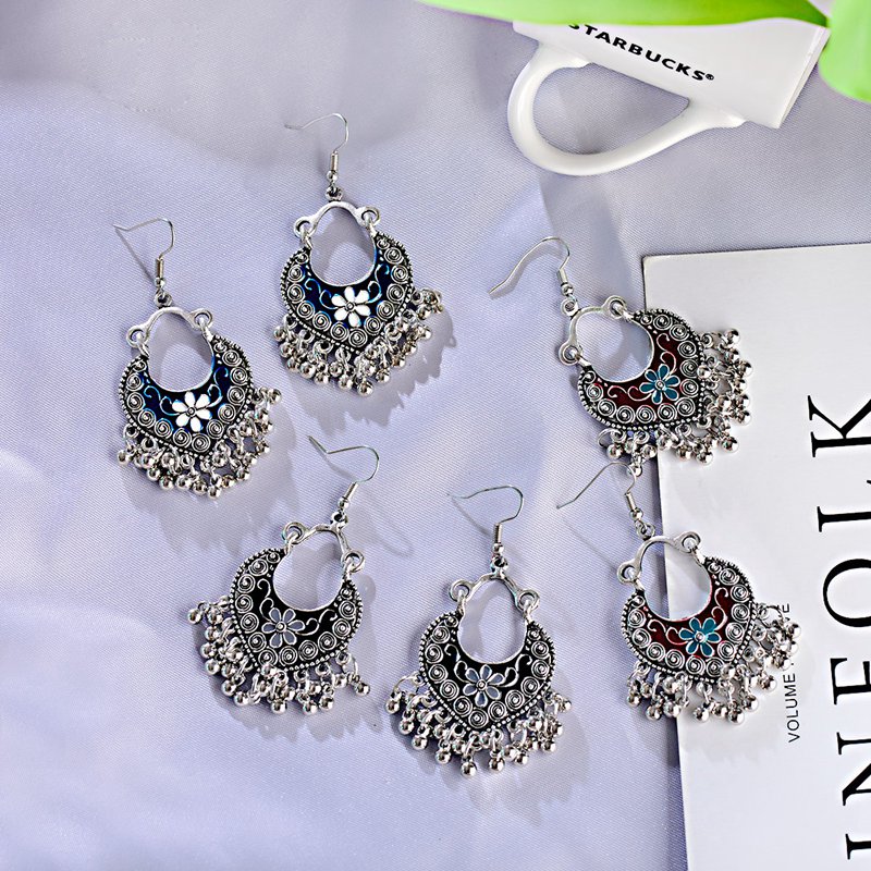 Boho-Gypsy-Tassel-Indian-Drop-Earrings-2020-Women-Orecchini-Jewelry-Ladies-Retro-Blue-Flower-Silver--4000199890850-2