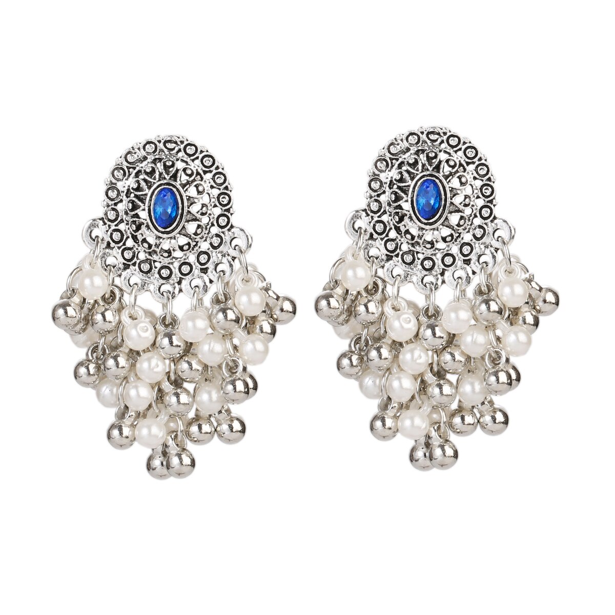 Classic-Silver-Color-Beads-Tassel-Jhumka-Indian-Earrings-Women-Kolczyki-Ladies-Blue-Gypsy-Earring-Pe-1005003686584408-3