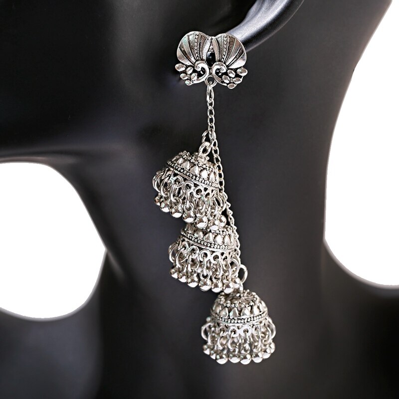 Classic-Three-Bells-Long-Indian-Ladies-Earrings-Tibetan-Jewelry-Orecchini-Etnici-Vintage-Silver-Colo-2255800151401691-9