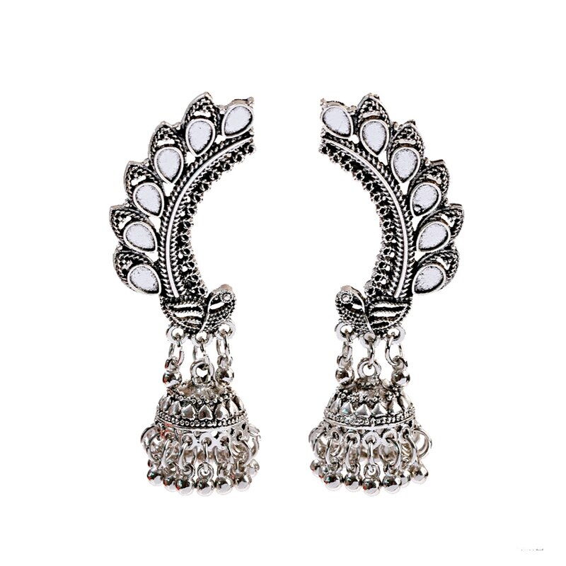 Egypt-Vintage-Silver-Color-Gypsy-Afghani-Tassel-Indian-Jhumka-Earrings-Women-Bohemian-Retro-Peacock--4000337875169-7