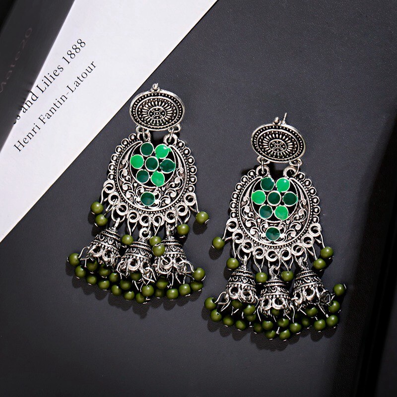 Ethnic-Big-Red-Dangle-Earrings-Women-Jhumka-Indian-Earrings-Vintage-Flower-Drop-Earring-Beads-Tassel-4000726560223-2