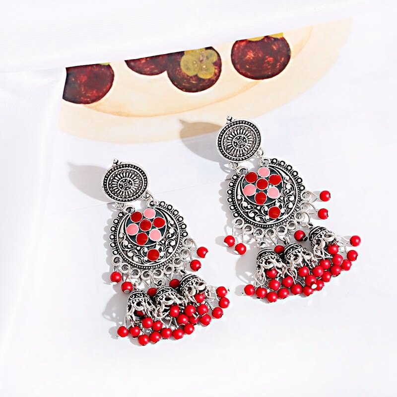 Ethnic-Big-Red-Dangle-Earrings-Women-Jhumka-Indian-Earrings-Vintage-Flower-Drop-Earring-Beads-Tassel-4000726560223-6