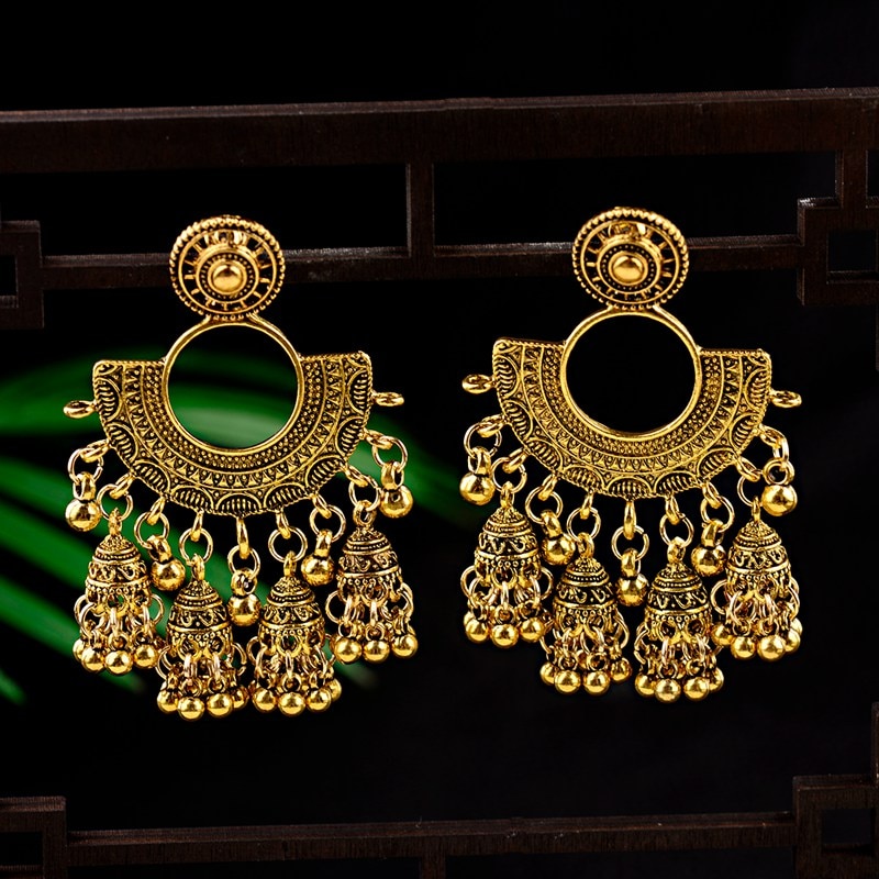 Ethnic-Fashion-Women-Sector-Jhumka-Earrings-Indian-Jewelry-Ethnic-Hippie-Tribe-Boho-Bells-Tassel-Dan-33013724032-2