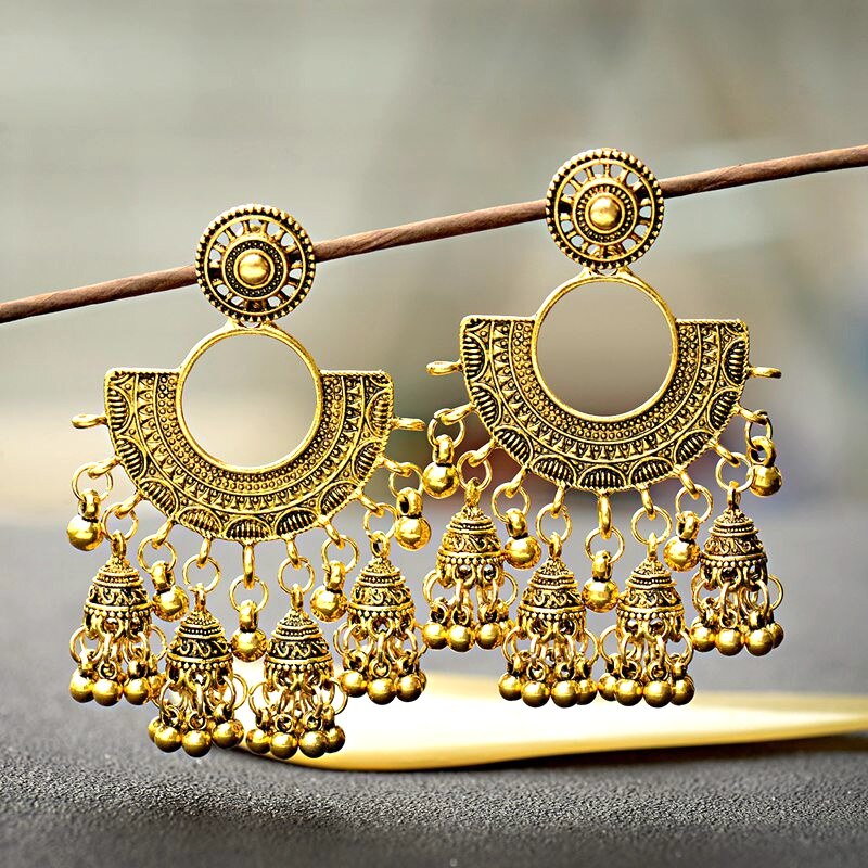 Ethnic-Fashion-Women-Sector-Jhumka-Earrings-Indian-Jewelry-Ethnic-Hippie-Tribe-Boho-Bells-Tassel-Dan-33013724032-4