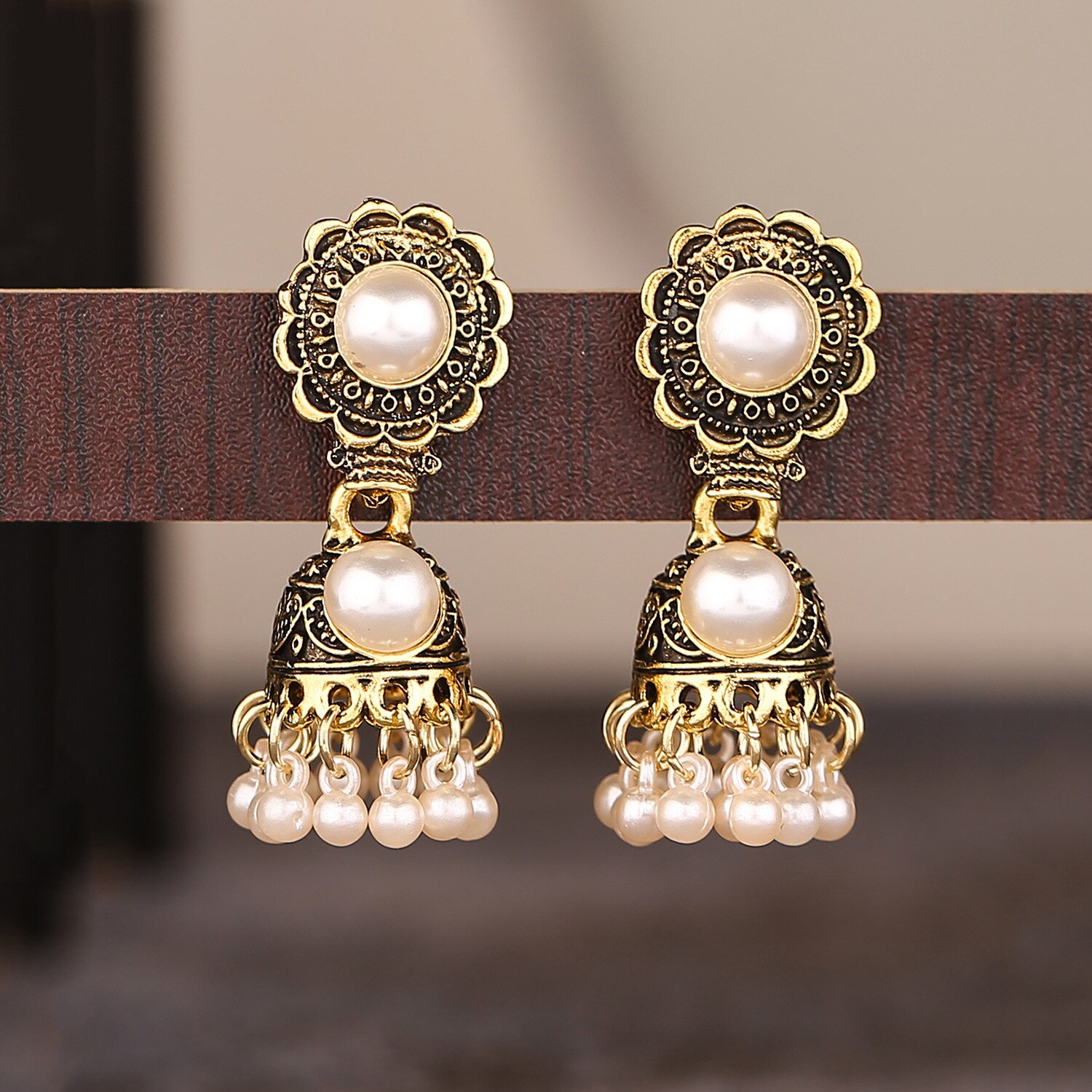 Ethnic-Gold-Color-Flower-Indian-Earrings-For-Women-Pendient-Vintage-Gyspy-Pearl-Ladies-Earring-Jewel-1005003740449342-3