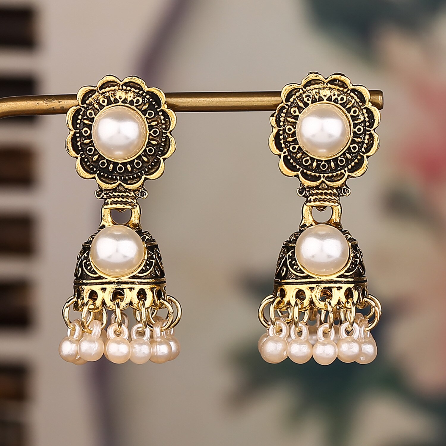 Ethnic-Gold-Color-Flower-Indian-Earrings-For-Women-Pendient-Vintage-Gyspy-Pearl-Ladies-Earring-Jewel-1005003740449342-4