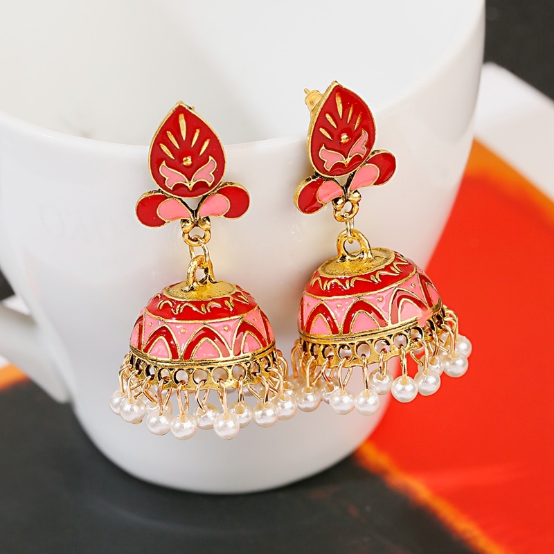 Ethnic-Green-Jhumka-Jhumki-Earrings-Women-Vintage-Gold-Color-Indian-Jewelry-Ladies-Dangle-Earrings-O-4000735518823-5