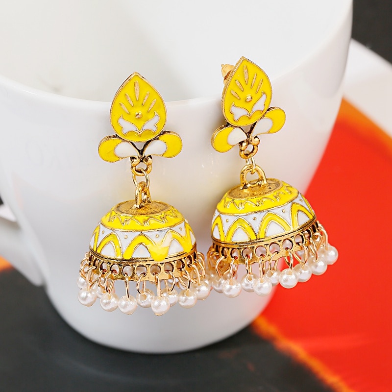 Ethnic-Green-Jhumka-Jhumki-Earrings-Women-Vintage-Gold-Color-Indian-Jewelry-Ladies-Dangle-Earrings-O-4000735518823-7