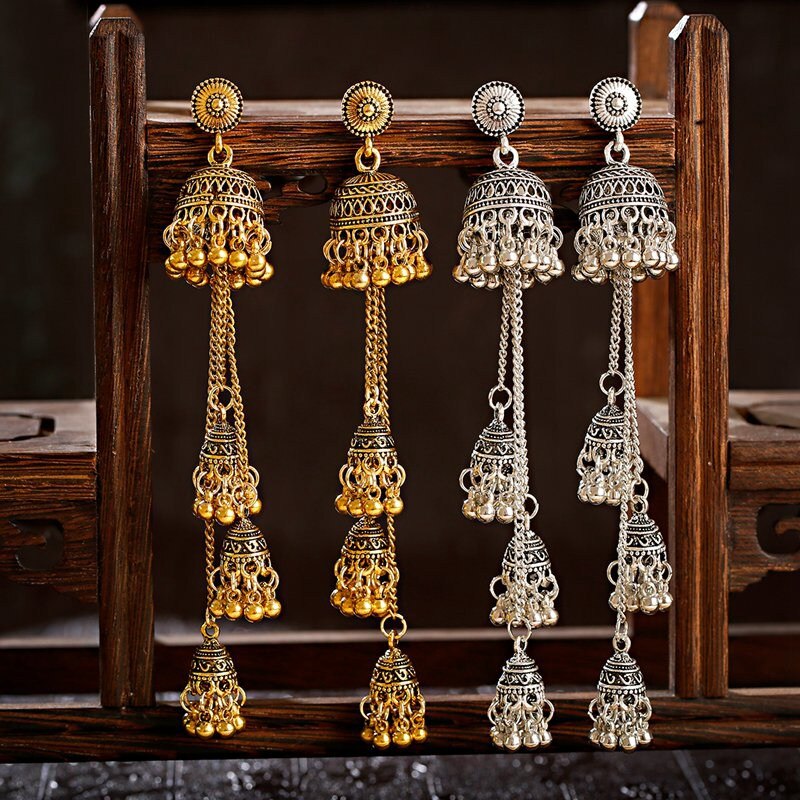 Ethnic-Long-Dangle-Earrings-Jhumka-Indian-Earrings-For-Women-Vintage-Drop-Earring-Lantern-Palace-Ear-4000589561737-2