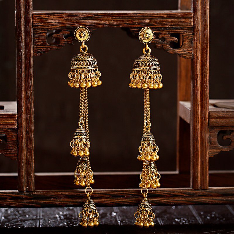 Ethnic-Long-Dangle-Earrings-Jhumka-Indian-Earrings-For-Women-Vintage-Drop-Earring-Lantern-Palace-Ear-4000589561737-3