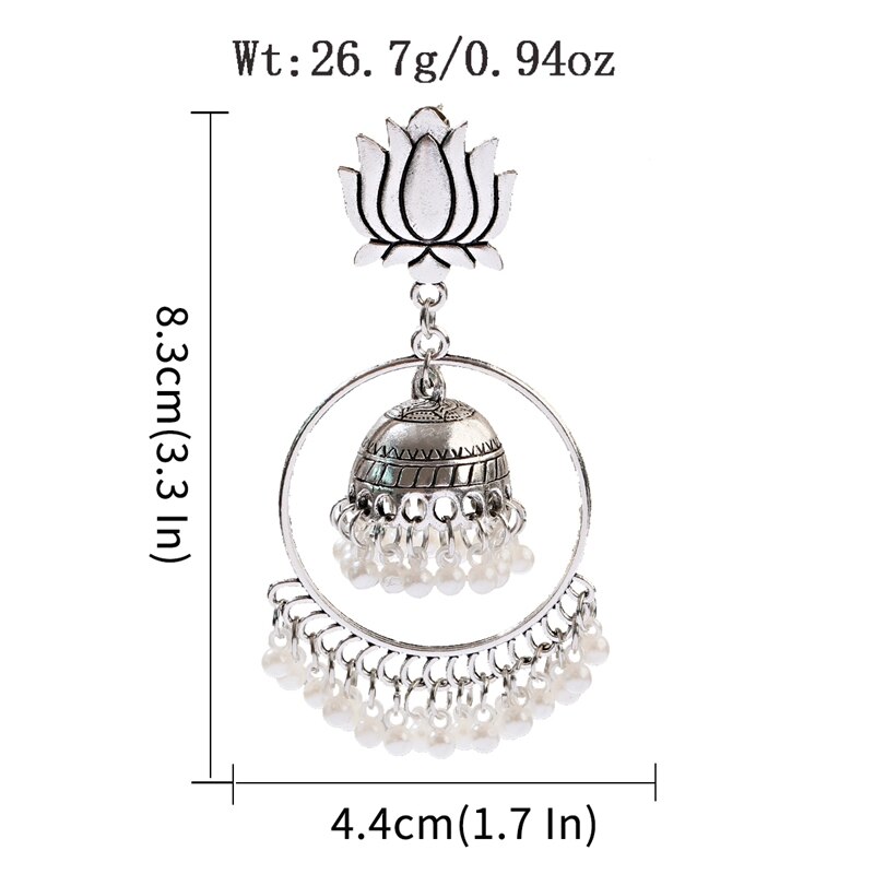 Ethnic-Lotus-Afghan-Gyspy-Jhumka-Earrings-For-Women-Pendient-Big-Round-Pearl-Tassel-Indian-Earring-J-1005002084018171-5