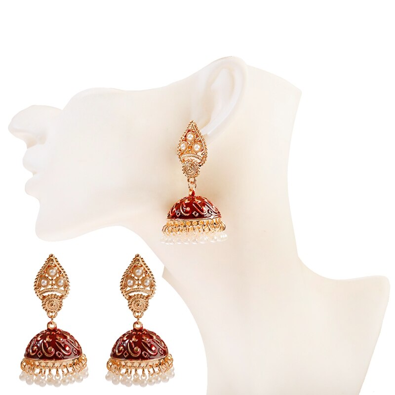 Ethnic-Red-Flower-Bells-Ladies-Earrings-2020-Vintage-Pearl-Beads-Gypsy-Jhumka-Earrings-Oorbellen-Han-2255800948681955-6