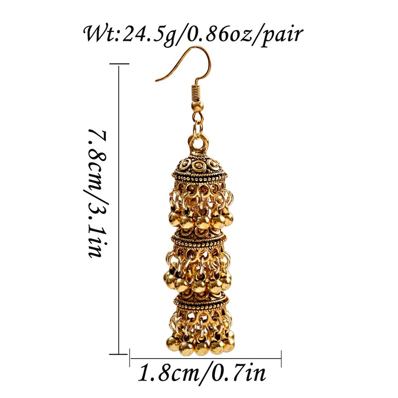 Ethnic-Silver-Color-Bells-Tassel-Indian-Earrings-For-Women--Vintage-Turkish-Jhumka-Earrings-Boho-Jew-2255801102882587-6