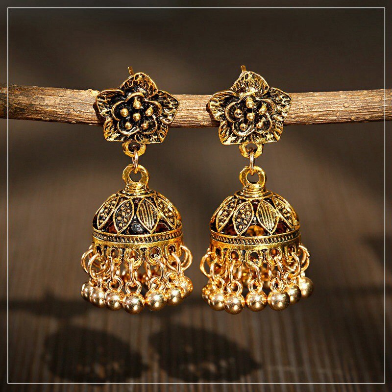 Ethnic-Silver-Color-Flower-Indian-Jhumka-Earrings-Women-Bohemian-Retro-Tassel-Bell-Tibetan-Earrings--4000817411054-3