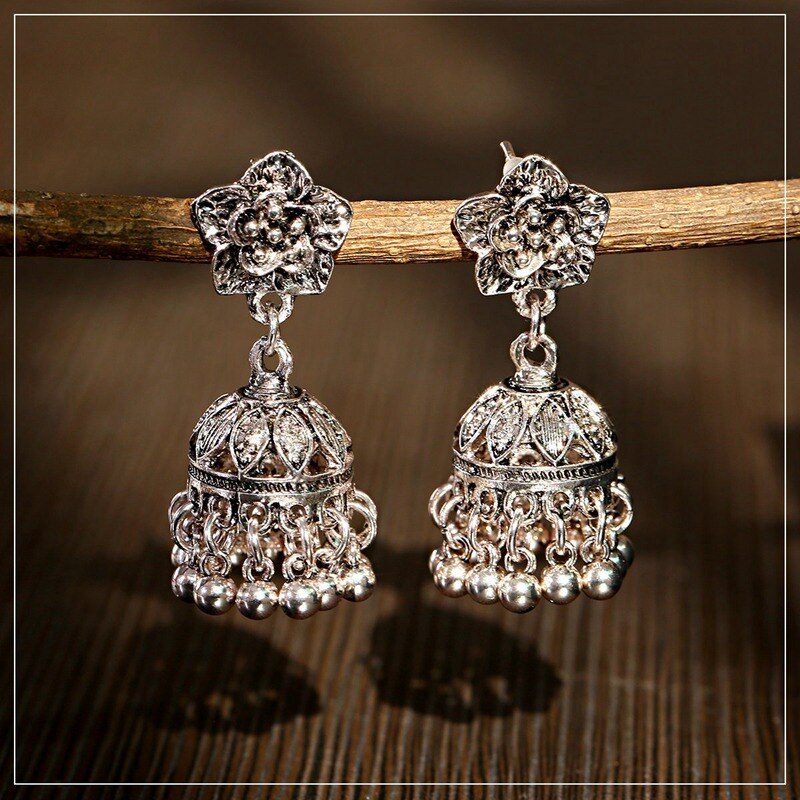 Ethnic-Silver-Color-Flower-Indian-Jhumka-Earrings-Women-Bohemian-Retro-Tassel-Bell-Tibetan-Earrings--4000817411054-4